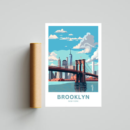 Brooklyn Travel Poster