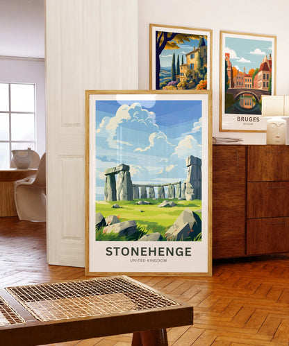 Stonehenge Travel Poster