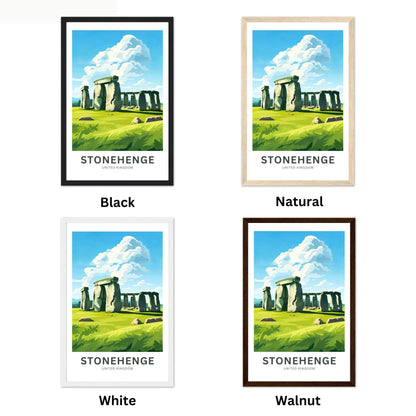 Stonehenge Travel Poster