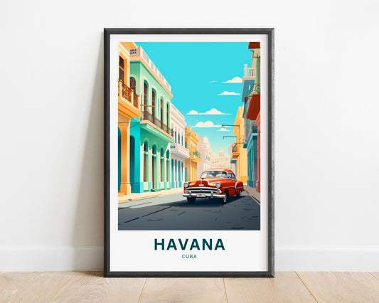 Havana Travel Poster
