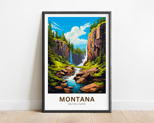 Montana Travel Poster