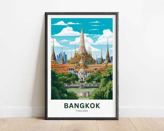 Bangkok Travel Poster