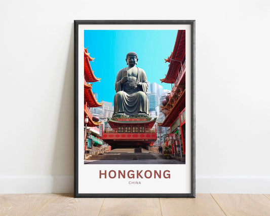 Hong kong Travel Poster
