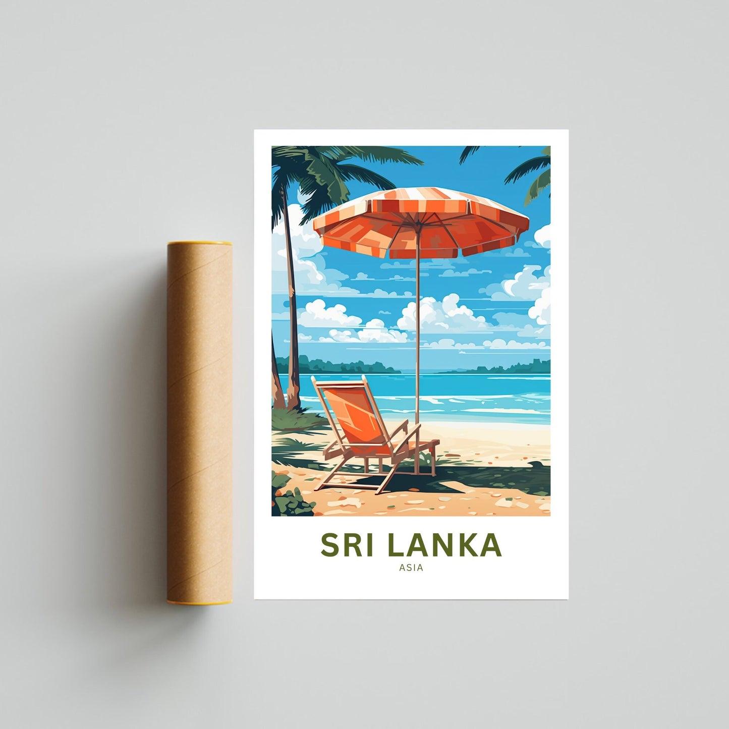 Sri Lanka Travel Poster