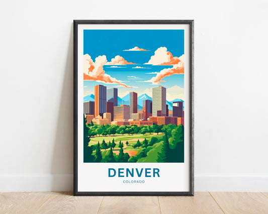 Denver Travel Poster