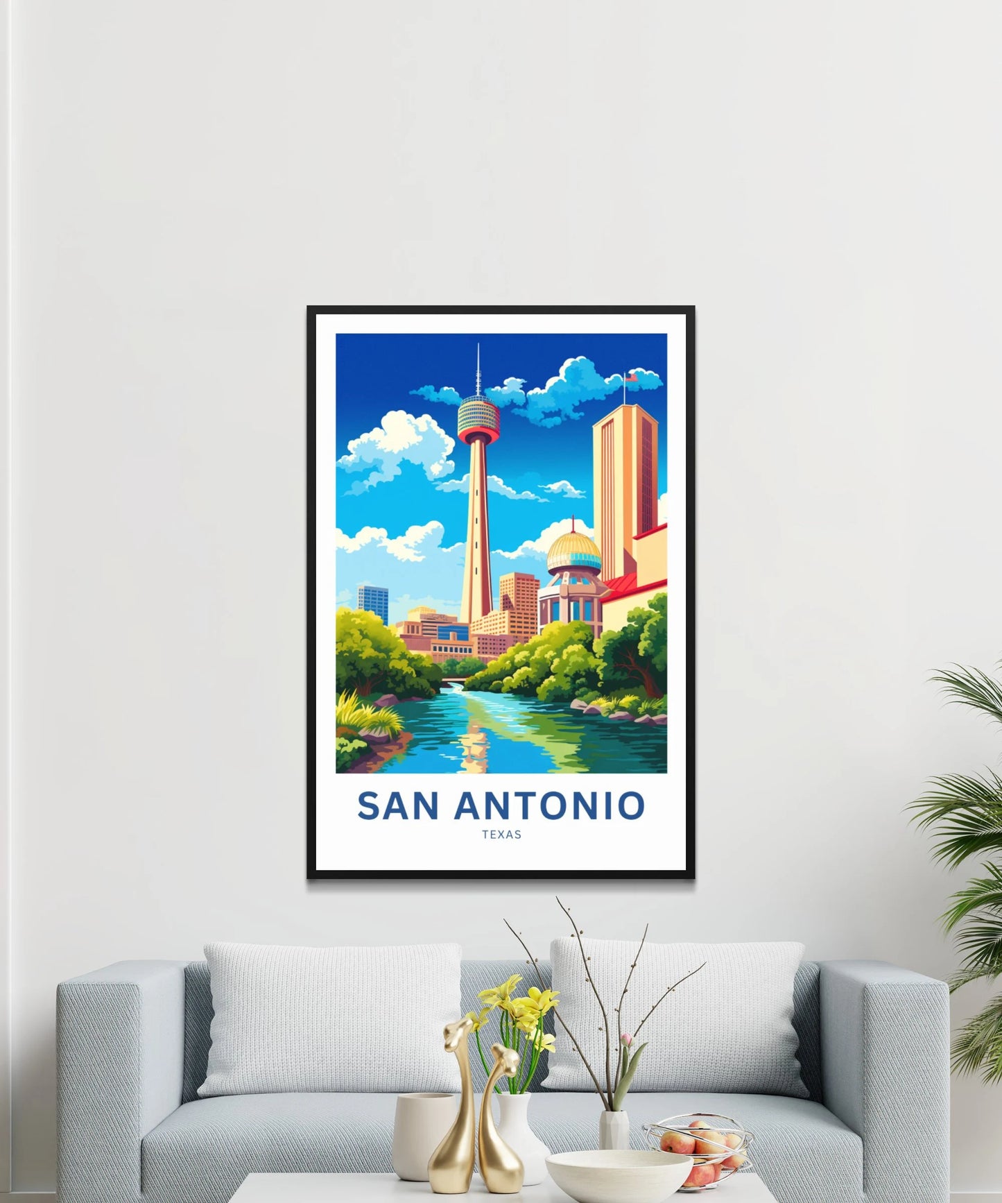 San Antonio  Travel Poster