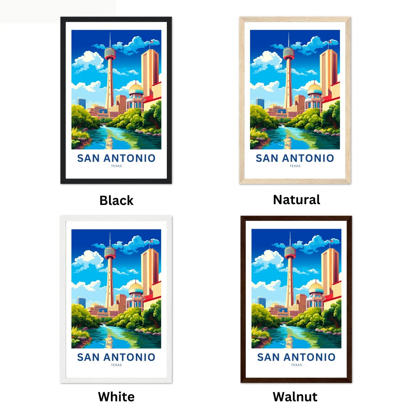 San Antonio  Travel Poster