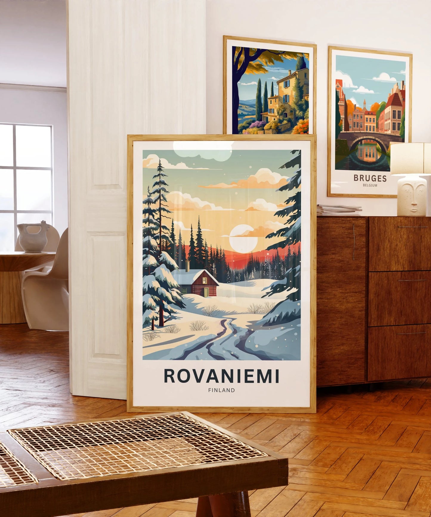 Rovaniemi Travel Poster