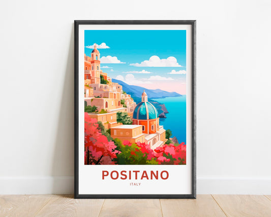 Positano Travel Poster