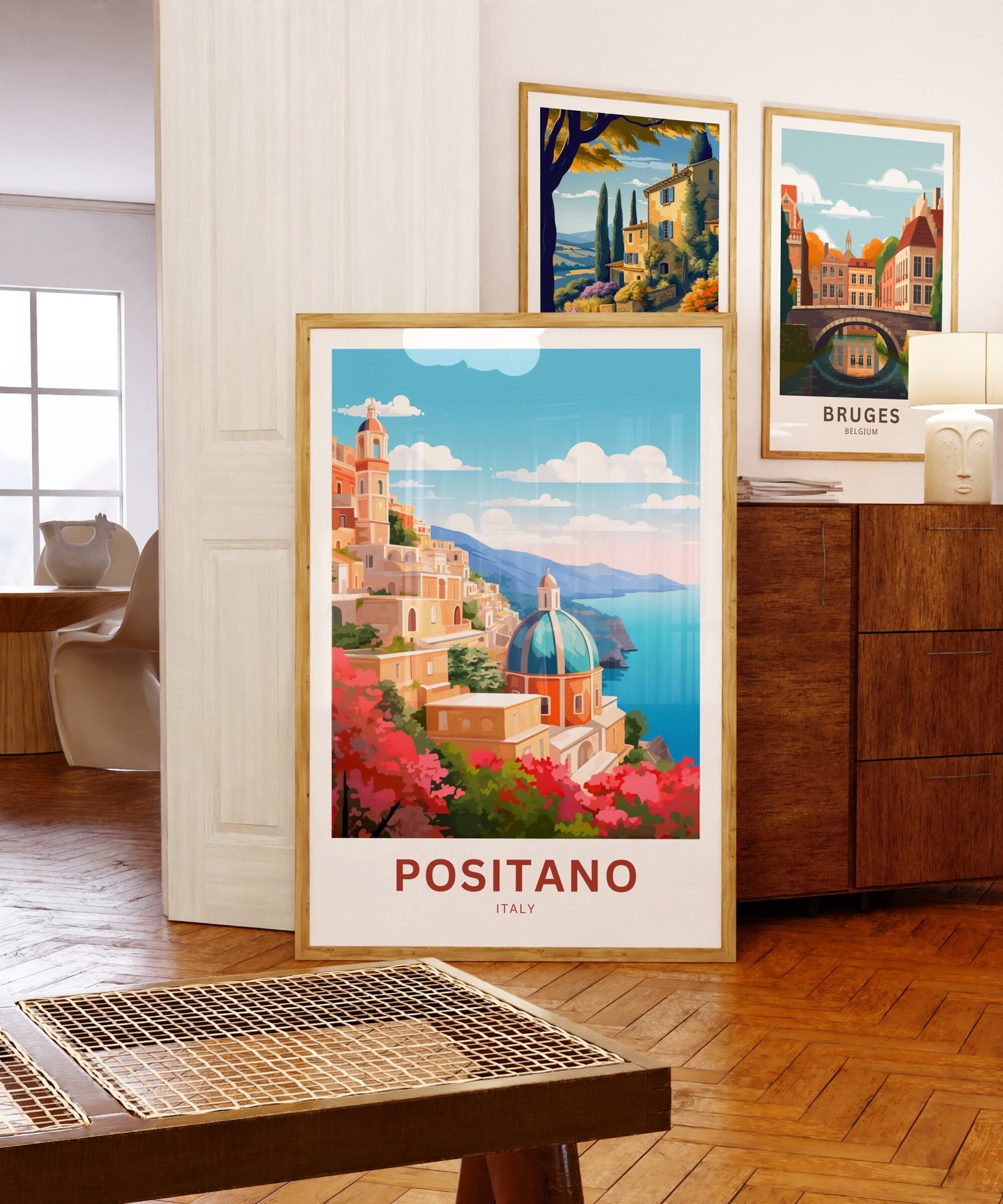 Positano Travel Poster