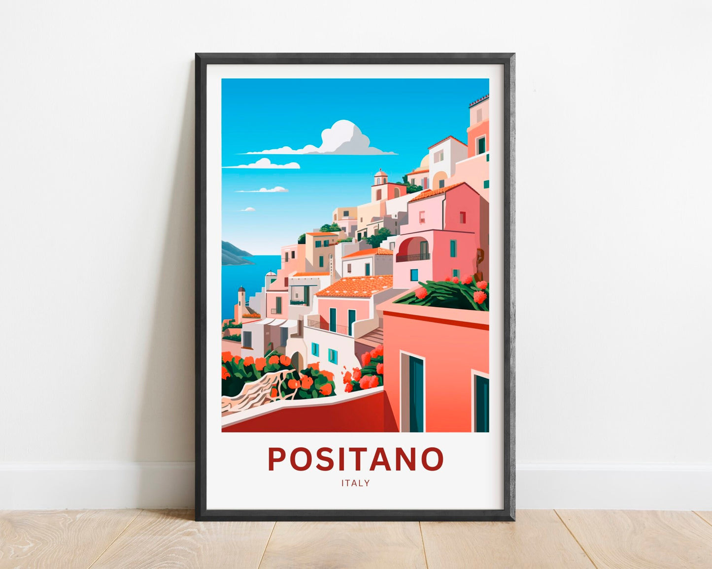 Positano Travel Poster