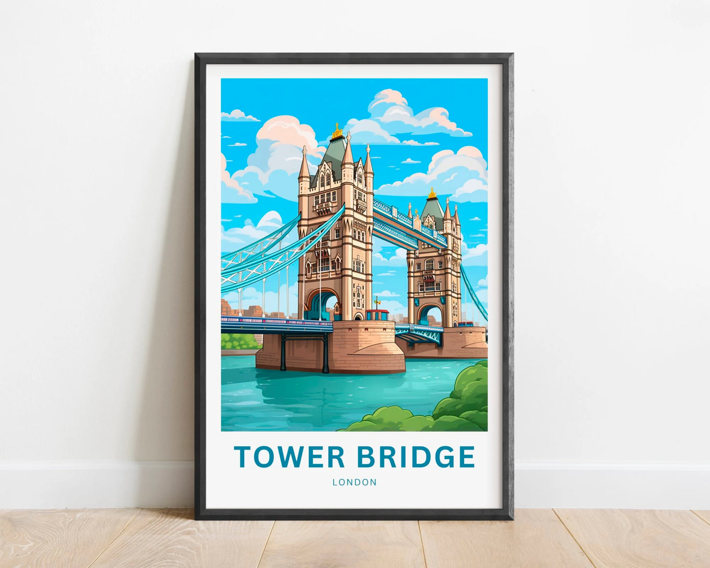 Tower Bridge Travel Poster