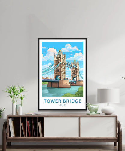 Tower Bridge Travel Poster