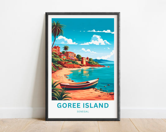 Goree Island Travel Print - Goree Island poster, Senegal Wall Art, Framed present, Gift Senegal Present - TravelTreasureCo