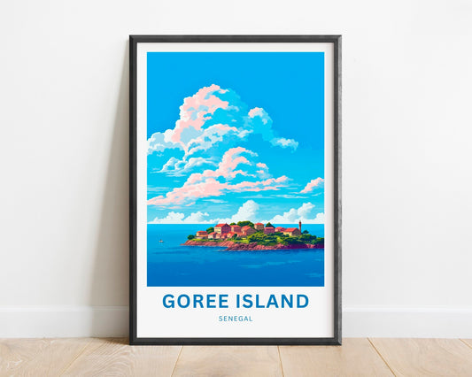 Goree Island Travel Print - Goree Island poster, Senegal Wall Art, Framed present, Gift Senegal Present - TravelTreasureCo