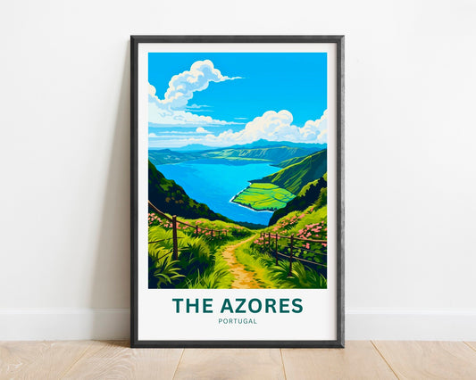 Azores Travel Poster