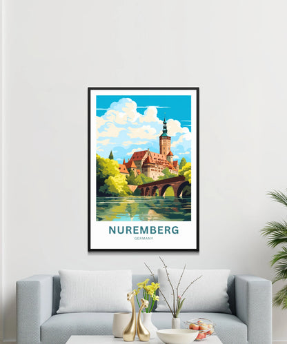 Nuremberg  Travel Poster