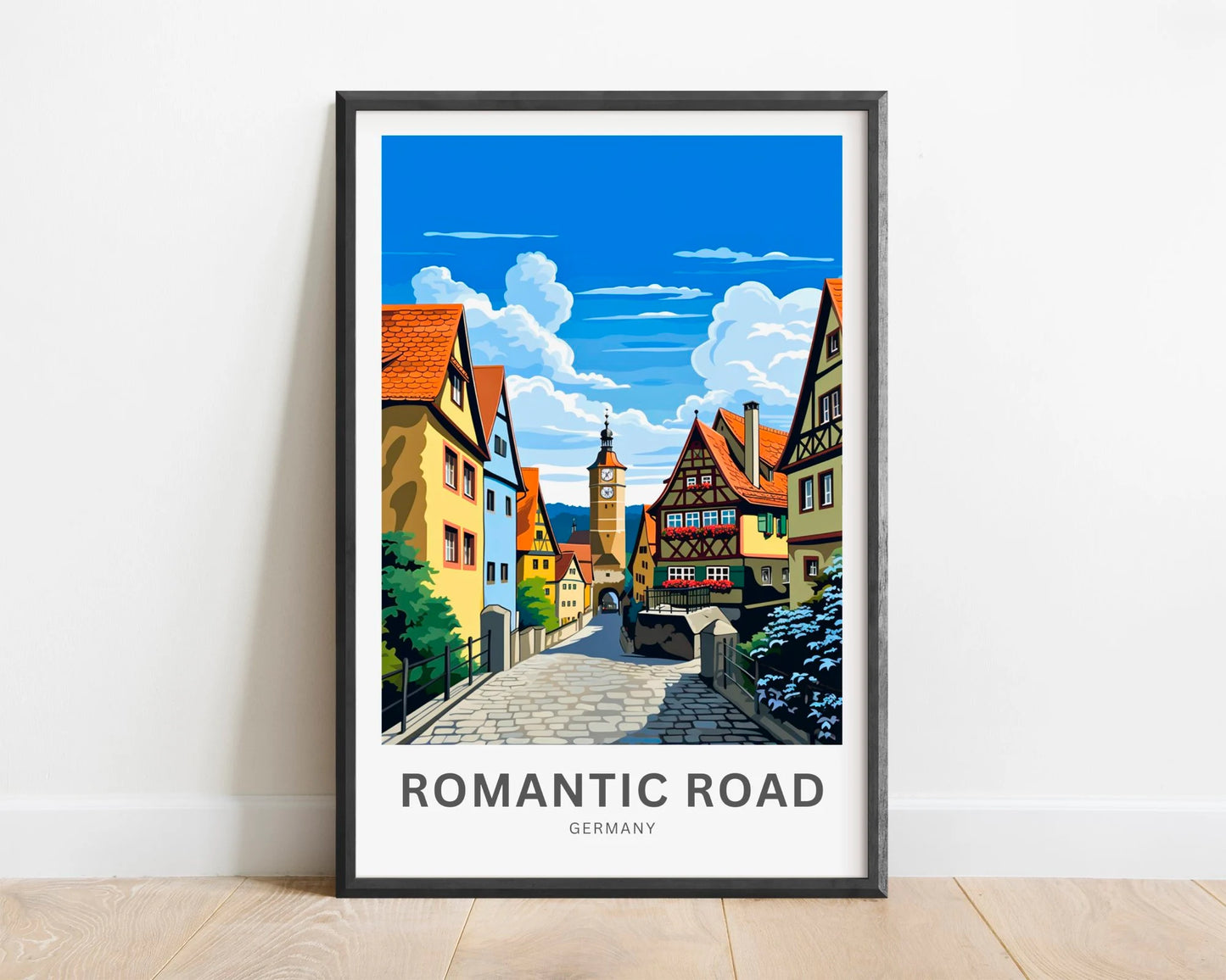 Romantic Road travel print