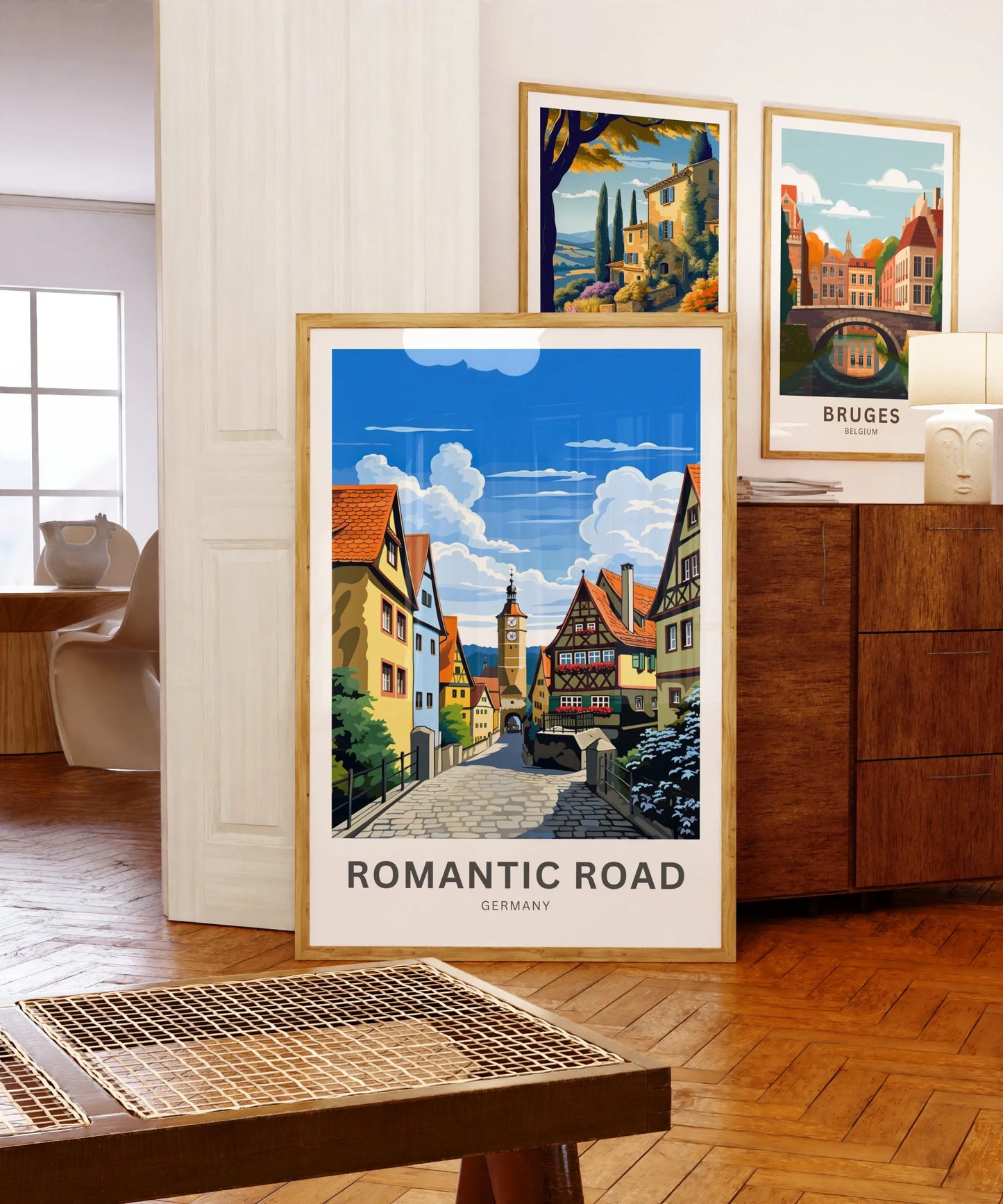 Romantic Road travel print