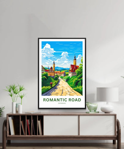 Romantic Road travel print