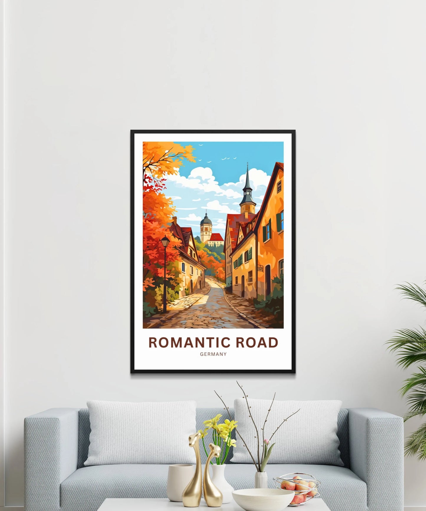 Romantic Road travel print