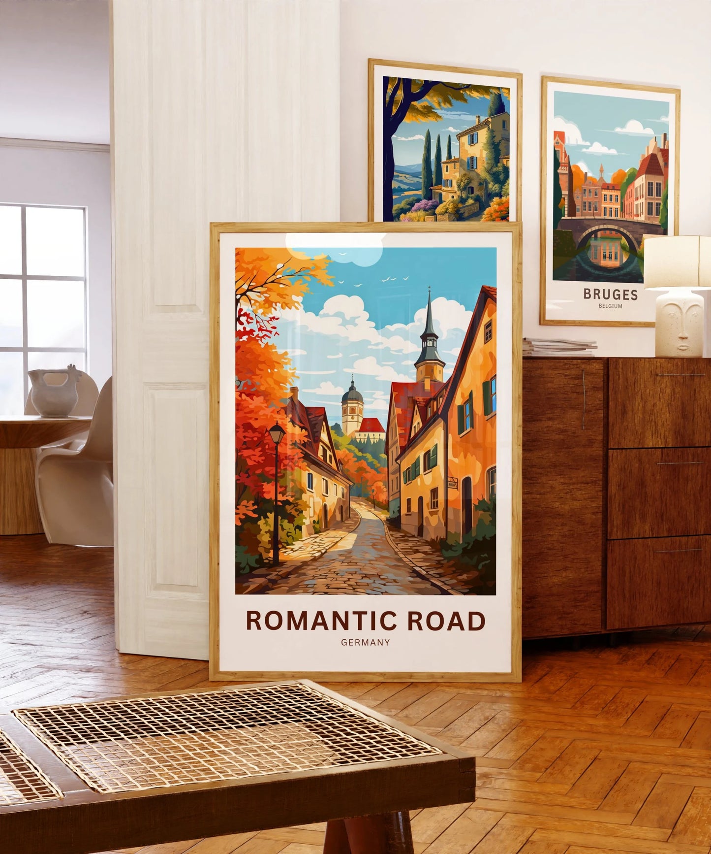 Romantic Road travel print