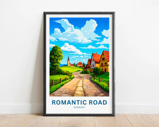 Romantic Road travel print