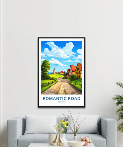 Romantic Road travel print