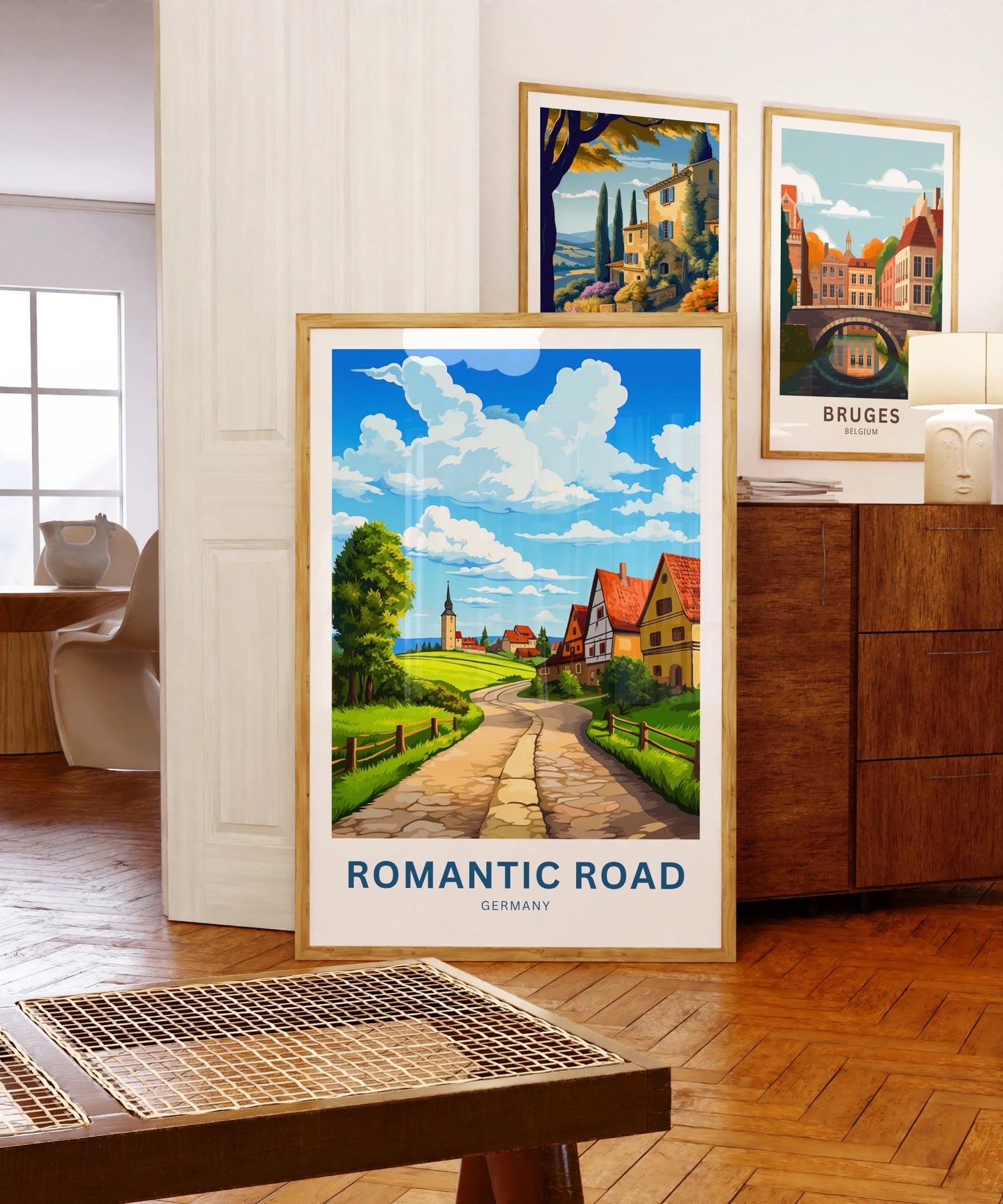 Romantic Road travel print