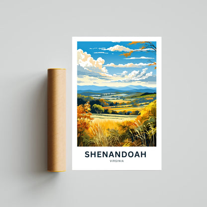 Shenandoah Travel Poster