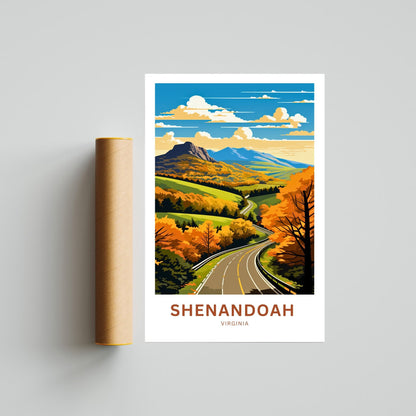 Shenandoah Travel Poster