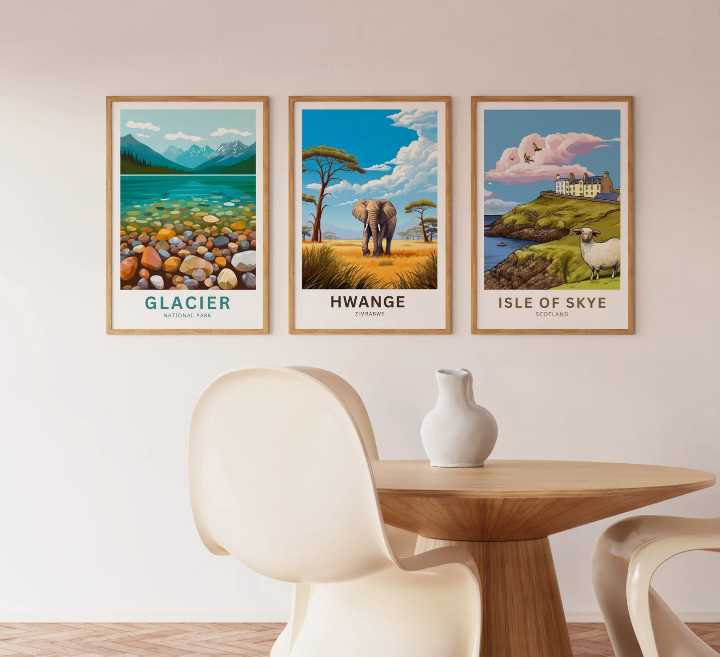Hwange Travel Poster