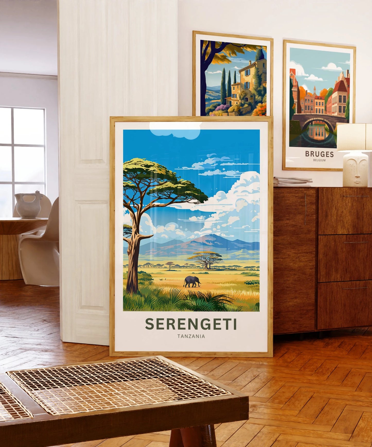 Serengeti Travel Poster