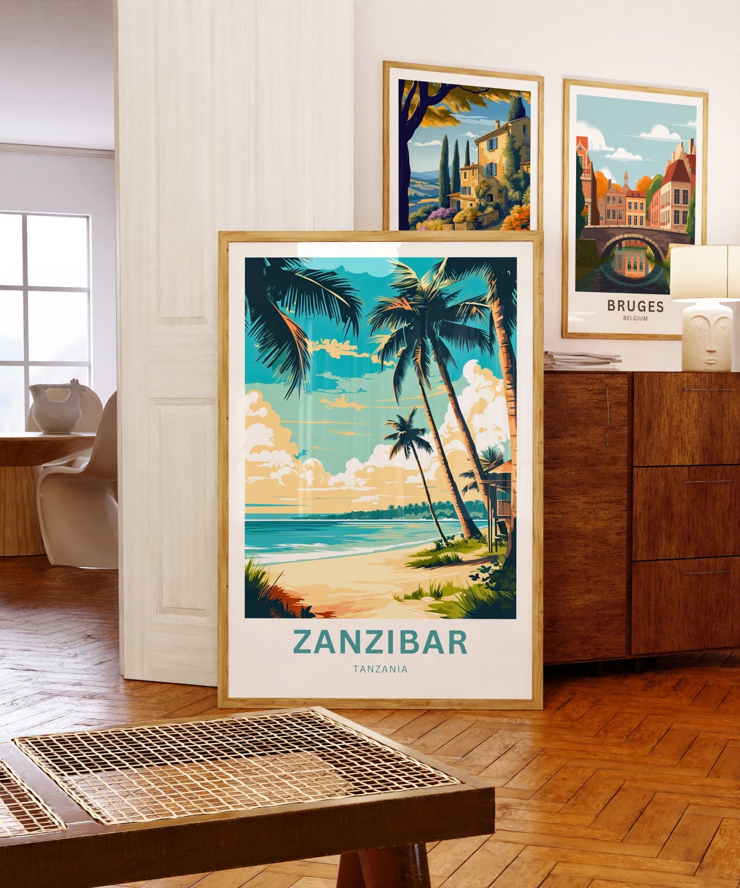 Zanzibar Travel Print - Zanzibar poster, Tanzania Wall Art, Framed present, Gift Tanzania Present - TravelTreasureCo