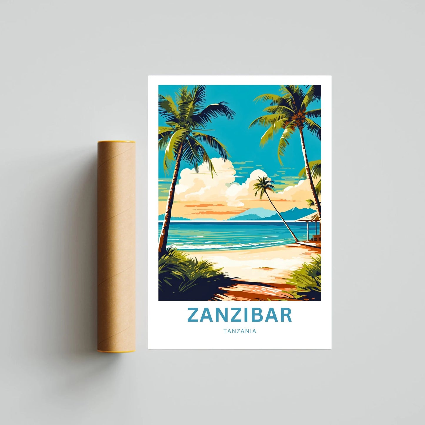 Zanzibar Travel Poster