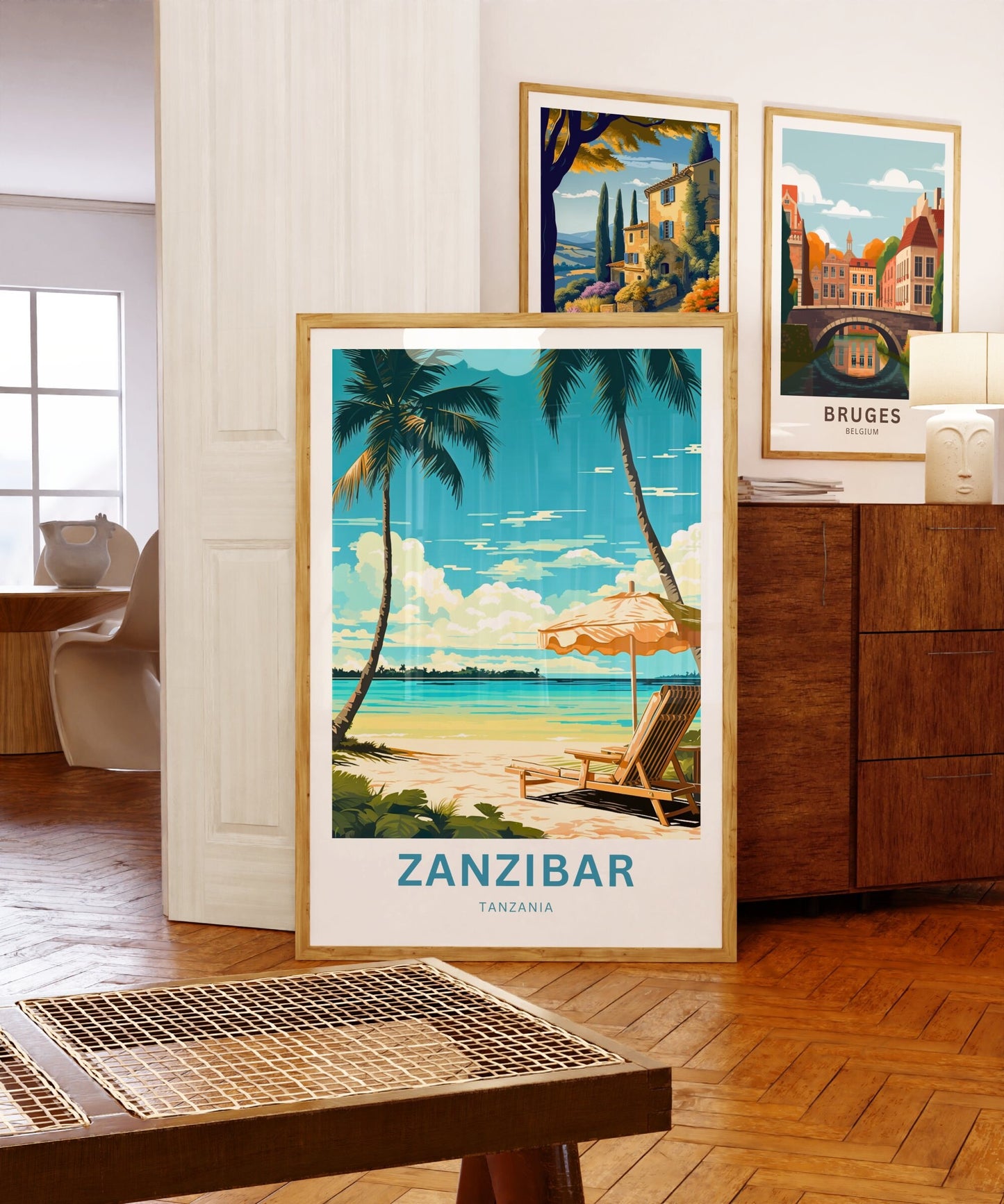 Zanzibar Travel Print - Zanzibar poster, Tanzania Wall Art, Framed present, Gift Tanzania Present - TravelTreasureCo