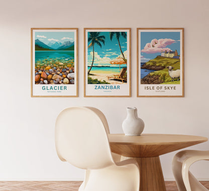 Zanzibar Travel Print - Zanzibar poster, Tanzania Wall Art, Framed present, Gift Tanzania Present - TravelTreasureCo