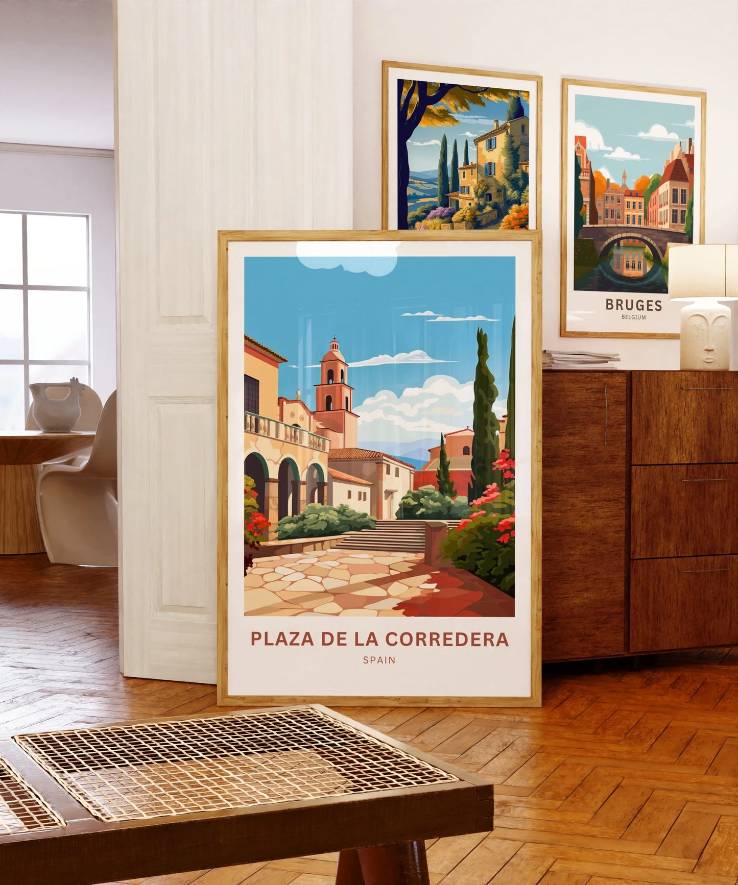 Plaza de la Corredera Travel Poster