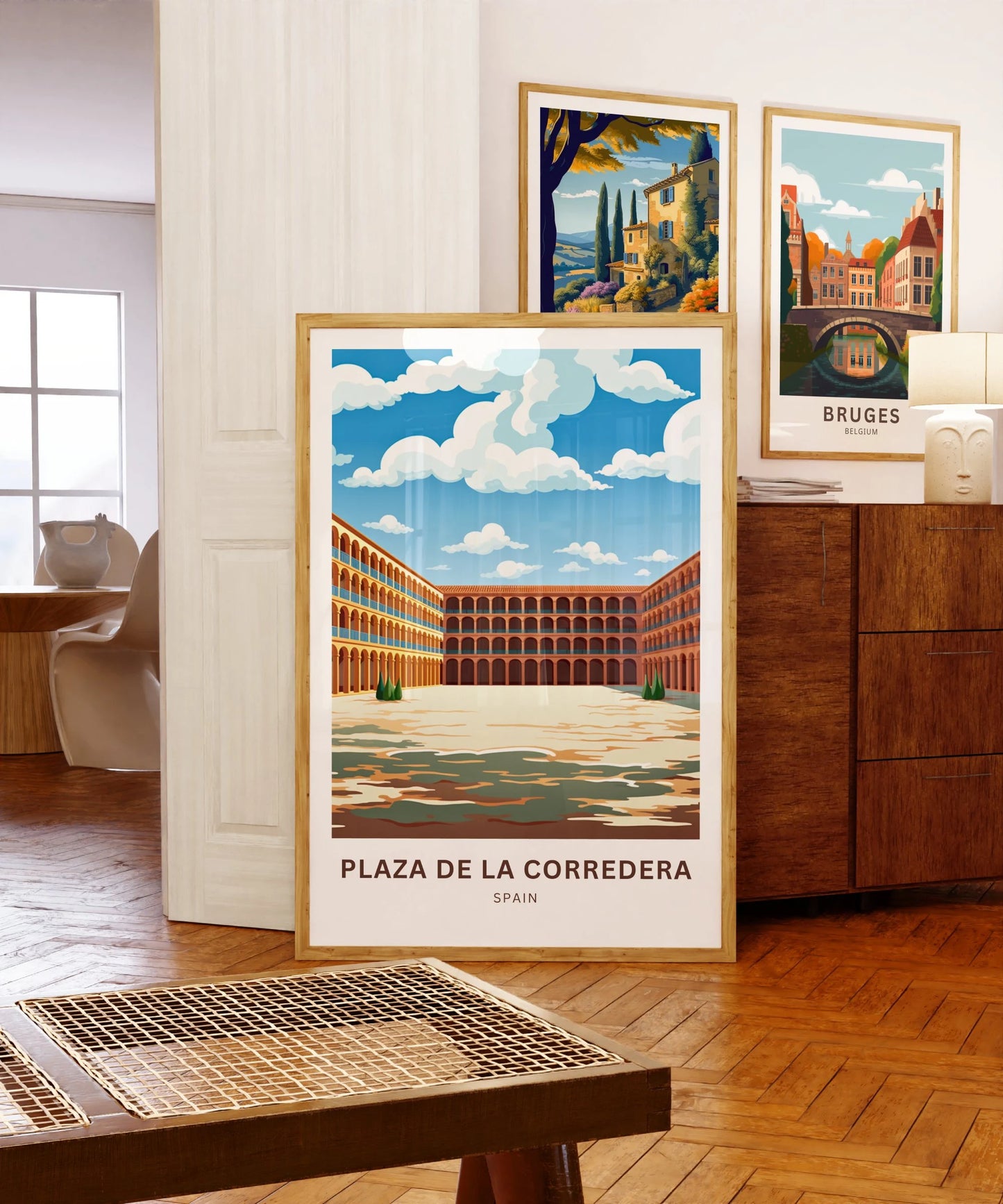 Plaza de la Corredera Travel Poster