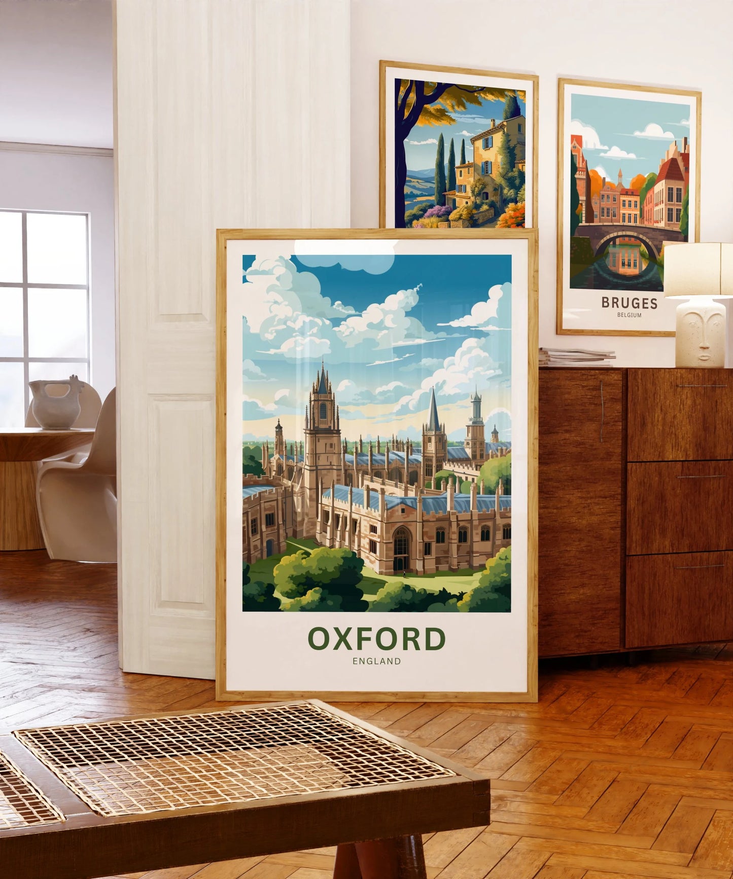 Oxford Travel Poster