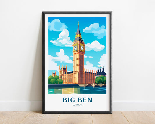 Big Ben Travel Poster