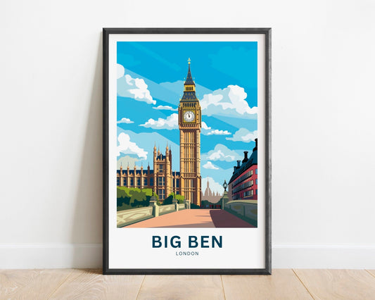 Big Ben Travel Poster