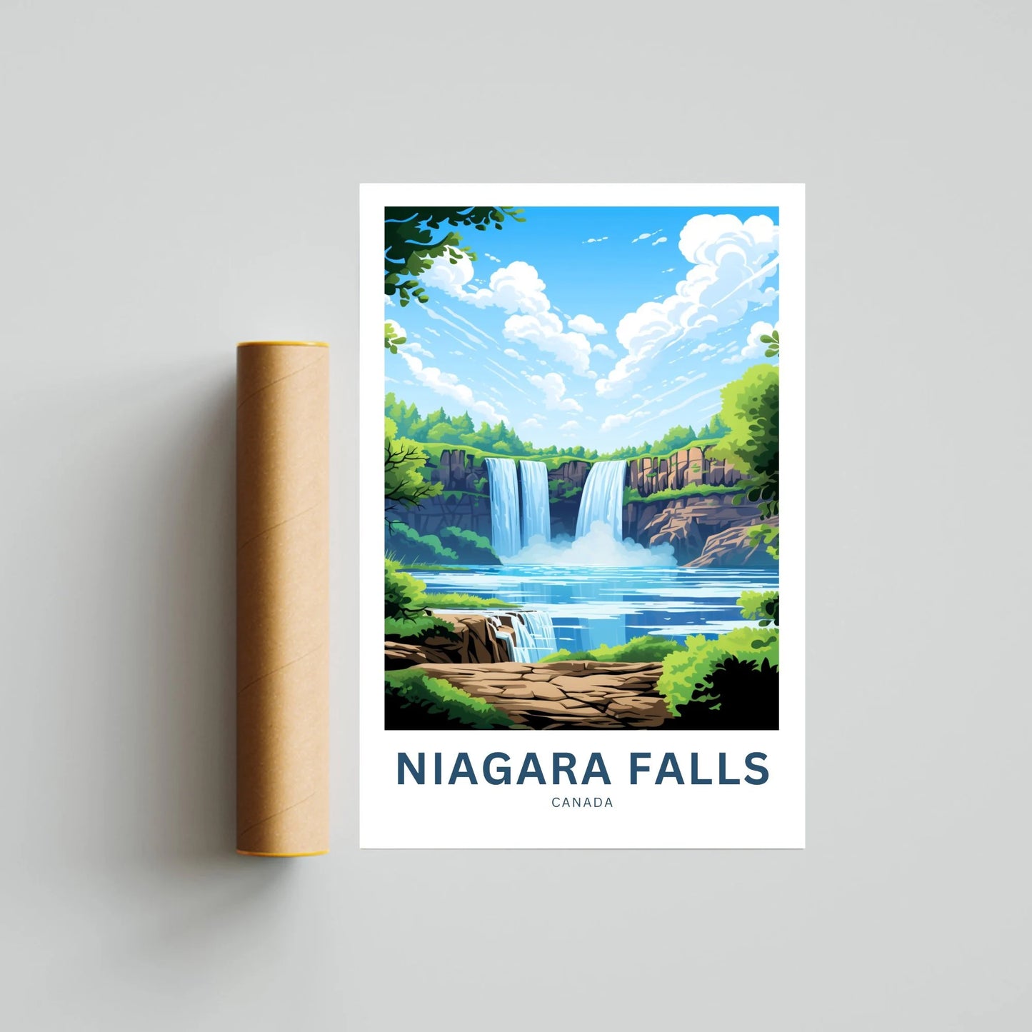 Niagara Falls Travel Poster