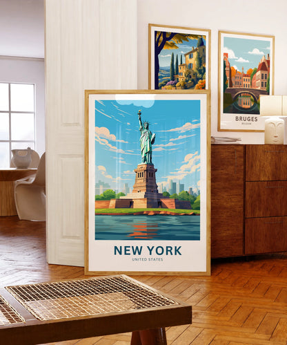 New York Travel Poster