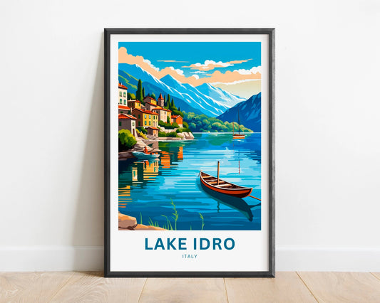 Lake Idro Travel Poster