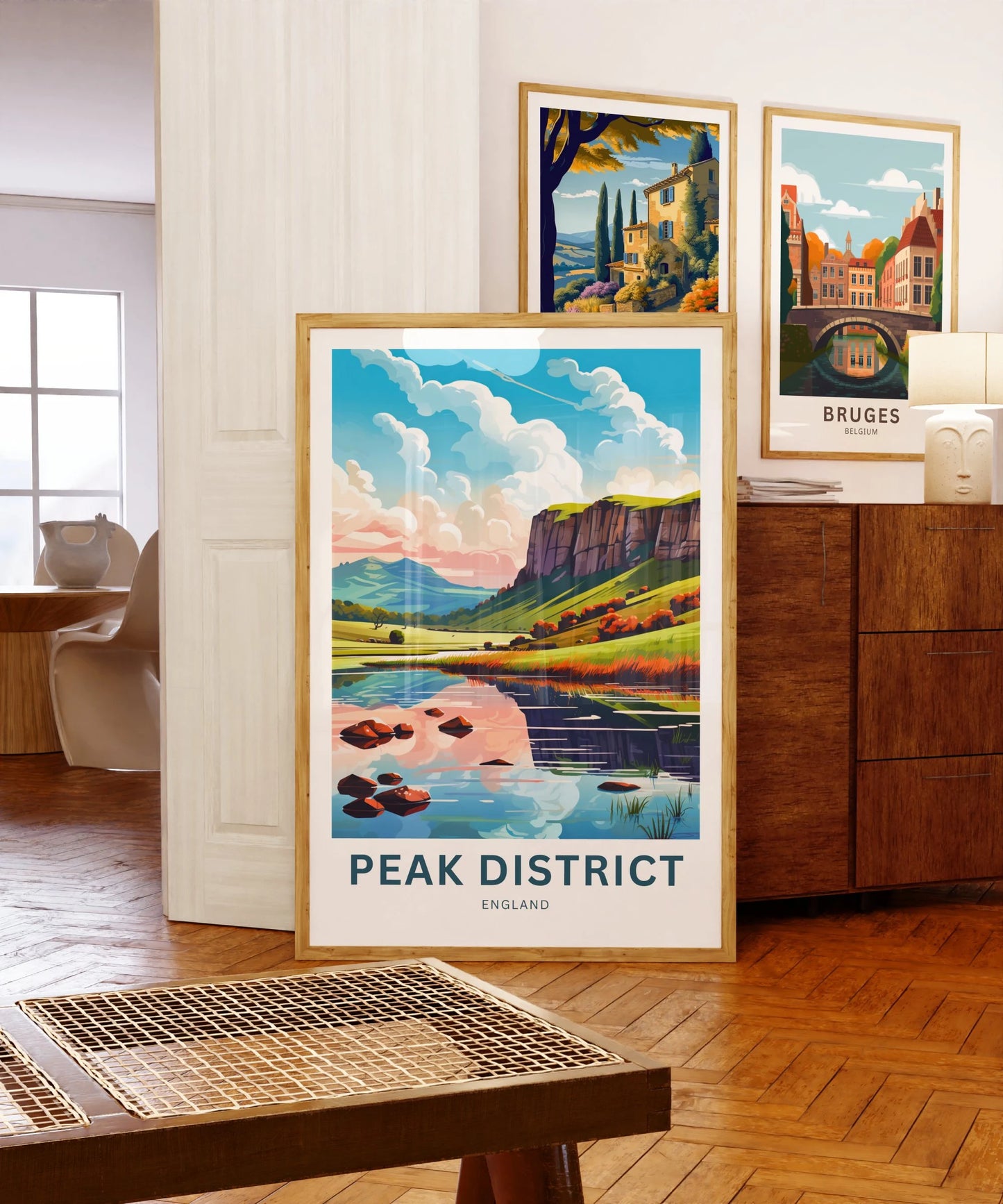 Peak District Travel Poster