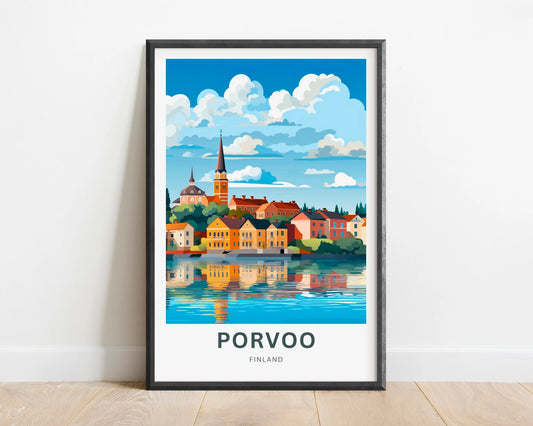 Porvoo Travel Poster