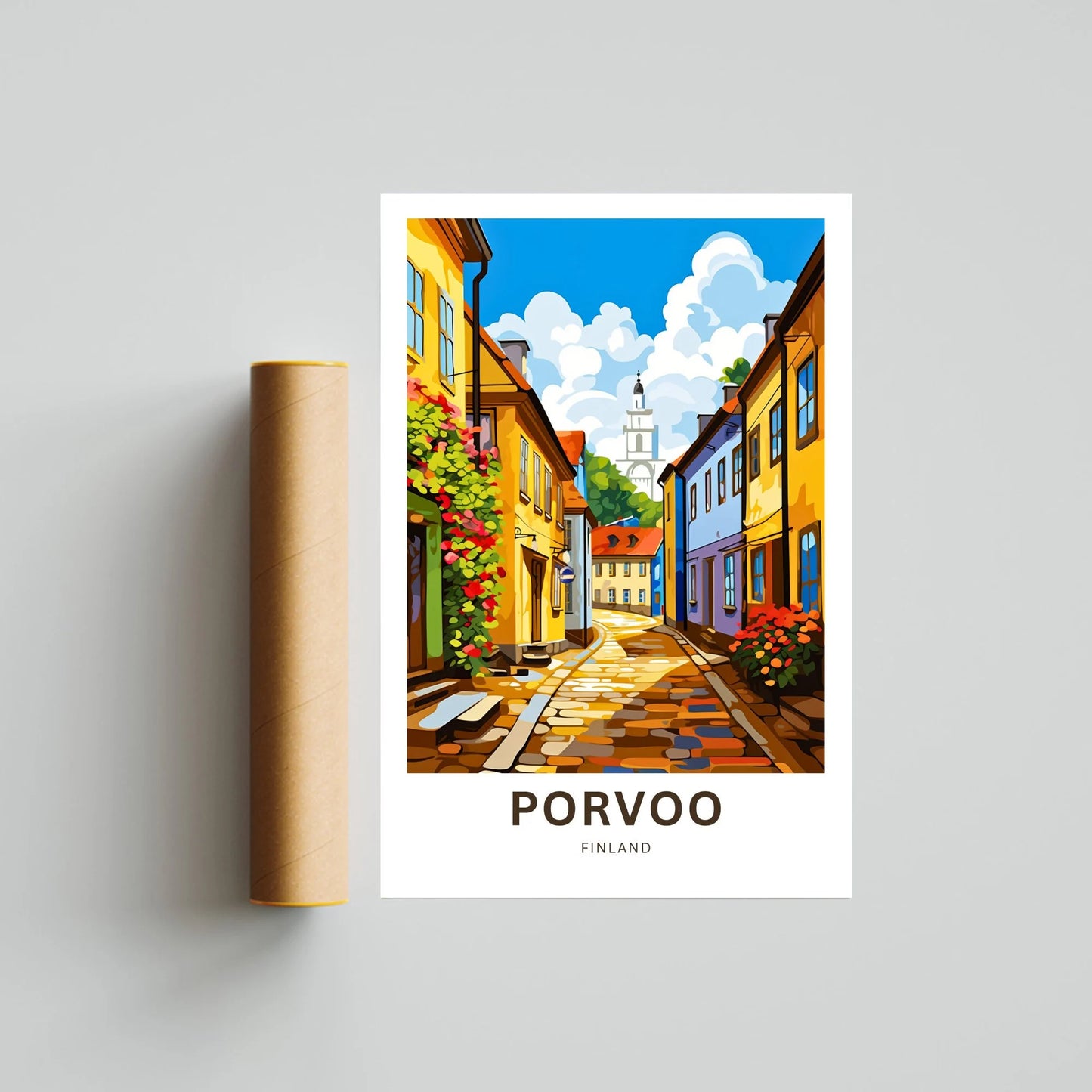 Porvoo Travel Poster