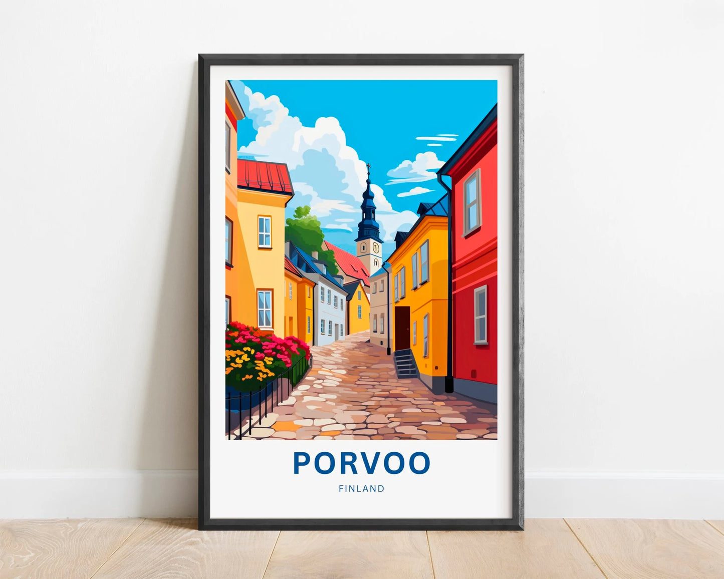 Porvoo Travel Poster