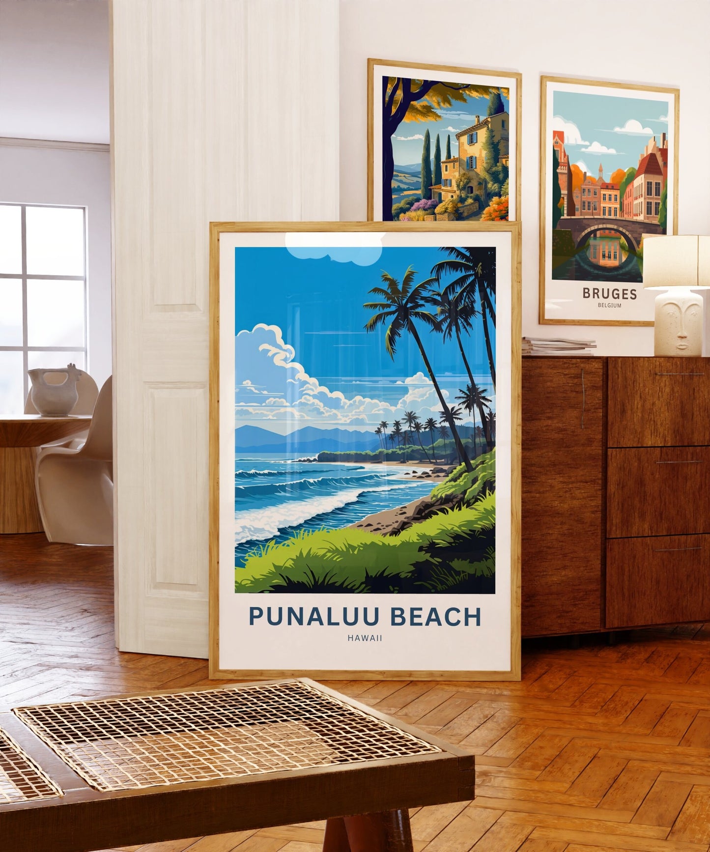 Punaluu Beach Travel Poster